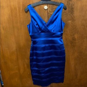 Women’s size 4 blue dress.
